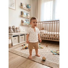 Veraura Lifestyle 1/4 Yaş Müslin Kumaş Bebek Takımı
