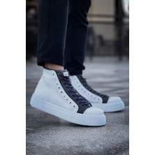 Shopwave CH167 - Gbt Blazer Erkek Bot Beyaz/antrasıt