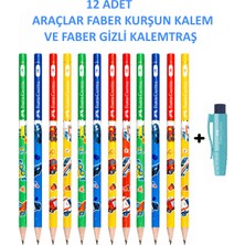 Faber-Castell 12 Adet Faber Kurşun Kalem ve Faber Gizli Kalemtıraş