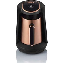 Okka  OK0010 Okka Minio Pro Türk Kahvesi Makinesi, 4 Fincan, 480W, 16.5X16X22.5 Cm, Paslanmaz Çelik, Bakır
