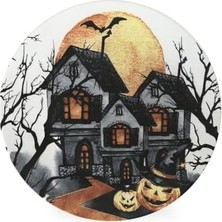 Hype Store Halloween Blue Servis Tabağı 26 cm 19952