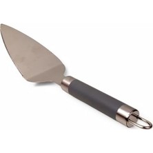 Hype Store Paslanmaz Çelik Silikon Saplı Pasta Spatulası ve Kek Servis Kaşığı | Paslanmaz Çelik Pasta Spatulası ve Kek Servis Kaşığı – Şık ve Fonksiyonel Sunum Aracı