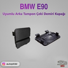 AutoPit 3D Bmw E90 Uyumlu Arka Tampon Çeki Demiri Kapağı
