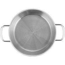 Hype Store Nehir Silver Çelik Italyan Omlet Sahan 18 cm Kapaksız