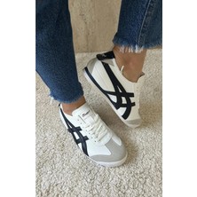 Bs Beyaz Shoes Etayger Unisex Beyaz Siyah Casual Kısa Tabanlı Oxford Günlük Spor Ayakkabı Sneakers