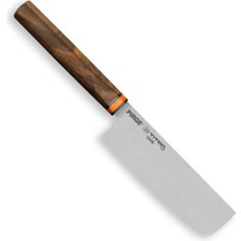 12106 Titan East Dilimleme Nakiri  Bıçağı 16 cm  Ceviz Sap