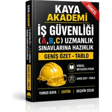 İSGKİTAP-ÖZET KİTABI(Kapsamlı)-İŞ GÜVENLİĞİ UZMANLIK SINAVLARINA HAZIRLIK