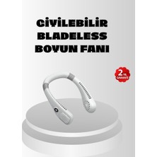 Kaufhier Taşınabilir Boyun Fanı Sessiz Çalışma ve USB Şarj Özellikli
