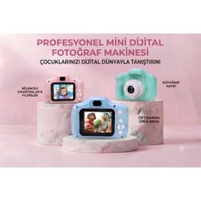 Kaufhier Çocuklara Özel Dijital Fotoğraf Makinesi Mini 1080P Hd Kaliteli