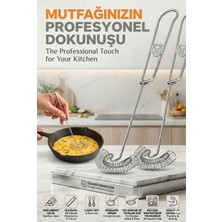 Empressco 2'li Çelik Spiral Çırpıcı Seti – Dayanıklı ve Pratik Mutfak Gereci