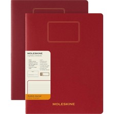 Techbutiq Store Moleskine Student Cahier Not Defteri 2'li Set Çizgili Xxl Boy Yabanmersini Kirmizisi