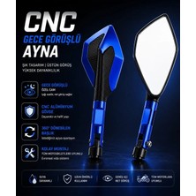 Vogs Skyjet Robusto Premıum Elektrikli Bisiklet Ayna Cnc Sport Ayna Gece Görüşlü Ayna