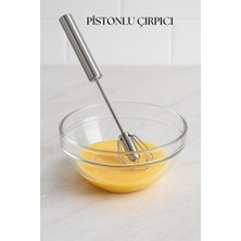 Empressco Dayanıklı 30 cm Metal Pistonlu Çırpıcı, Pratik ve Kullanışlı Tasarım