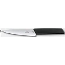Victorinox VCT-7611160092397-VT 6.9013.15B-SWISS Modern Şef Bıçağı  15CM ,siyah ,blister