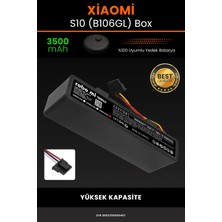 Xiaomi Robot Vacuum S10 (B106GL) Uyumlu 3500MAH Orijinal Box Robot Süpürge Bataryası - Yüksek Kapasite