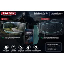 Vogs Ncr Çene Açılır Parlak Kask Vizörü Universal Tipte Buğu ve Buhar Önleyici Antifog Pinlock Ikili