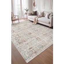 Colore Home Nova Vintage Etnik Desen Klasik Akrilik Halı Etnik Salon Halısı Vintage Yolluk