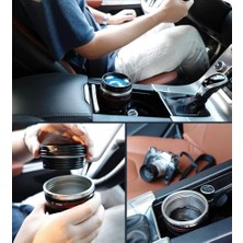 Senon Objektif Kupa Lens Kupa Kahve ve Çay Için Termos Kupa Fotoğraf Tutkunları Için Dekoratif Hediyelik 350 ml (Cam Kapak)