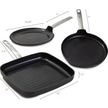 Graphite Izgara Tavası 28 cm