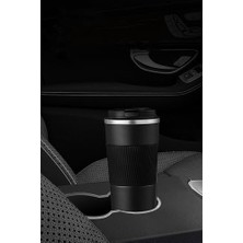 304 L Kilitli Çelik Mat Siyah 510 ml Kahve Termos Mug CIN405SY
