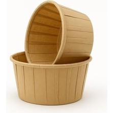 50'li Kraft Cupcake Kalıbı, Muffin Kek Kalıbı, Kek Kapsülü, Airfryer Uyumlu