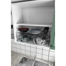 Genişletilebilir Raf Ayarlanabilir Dolap Içi Düzenleyici Mutfak Düzenleyici Banyo Düzenleyici