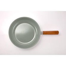 Alüminyum Döküm Wok Tava 26CM Gri