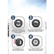 Krieger Contactplus, Yırtılmaya Karşı Dirençli Oto Lastik Kar Çorabı (M)