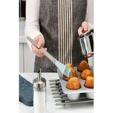 Bakglad Silikon Yumurta Hamur Pasta Fırçası Bej Mavi 26 cm BN60485551