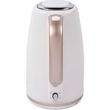 Gem Pearl 1, 7 L Su Isıtıcı – 2200 W Paslanmaz Çelik Gövde | Vanilya Krem Gold