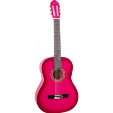 Valencia Valencıa VC104PKS Klasik Gitar 4/4 Pembe Sunburst