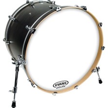 Evans BD16RSW-NP Deri 16 Eq3 Resonant Kick Beyaz Ön Ringli-Deliksiz