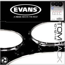 Evans Etp-Onx2-F Deri Seti 10+12+14 Onyx Tom Kumlu Siyah Fusıon Kit