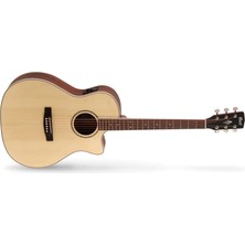 Cort Gamedxop Elektro Akustik Gitar, Cutaway, Grand Audıtorıum