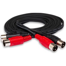 Hosa Çift 5-Pin Dın (M) - 5-Pin Dın (M) Mıdı Kablosu 1 M (MID-201)
