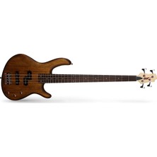 Cort AB4PJOPW Bas Gitar Actıon, Double Cutaway, Open Pore Ceviz,