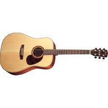 Cort EARTH100NAT Akustik Gitar, Masif Ladin Kapak, Natürel