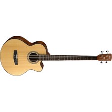 Cort SJB5F-NSW Elektro Akustik Kılıflı, Super Jumbo Kasa, Kılıflı