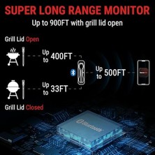 Thermopro TP960 Bluetooth, Digital,tek Problu Profesyonel Et Termometresi
