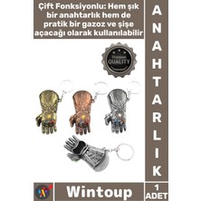 Wintoup #anahtarlık Marvel Şişe Gazoz Açacağı Koleksiyonluk Thanos Eli Sonsuzluk Eldiveni Anahtarlık Açacak