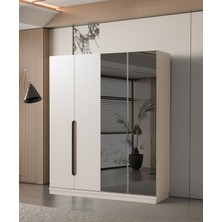 Erezoğulları Mobilya Çınar 4 Kapaklı Gardırop Elbise Dolabı 170*53*204CM