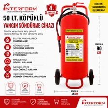İnterform 50 kg Köpüklü Yangın Söndürme Cihazı