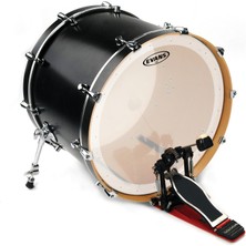 Evans BD22GB1C Deri 22 Eq2 Kick Kumlu Beyaz Ringli-Delikli Tek Ka