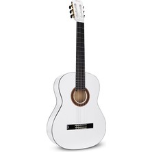 Valencia Valencıa VC103TWT Klasik Gitar Sap Çelikli  3/4 Beyaz