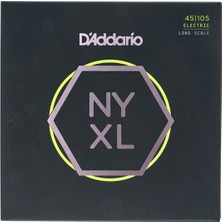 Daddarıo NYXL45105 Bas Gitar Tel Seti, Nyxl Serisi, Long Scale, 4 Tel