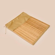 Yakestore Hasır Bambu Damacana Kılıfı – 53X42 cm El Örgüsü Hasır Damacana Örtüsü, Estetik Su Damacanası Kaplama, Dekoratif Ev ve Mutfak Aksesuarı 19 L Damacana Uyumlu