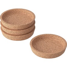 Yakestore 4 Adet  365+ Bardak Altlığı,mantar, Bardak Tutucu 9cm