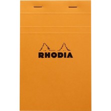 Yakestore Rhodia Bloknot 14200 No. 14 Kareli 80 Sayfa, 11 x 17 Cm, Turuncu