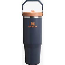 Yakestore Iceflow Flip Straw Tumbler Pipetli Termos Bardak, 0.60 Litre, Lacivert (Twilight)