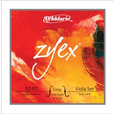 Daddarıo DZ410LM Viola Tel Set, Zyex, Long Scale, Medıum Tensıon